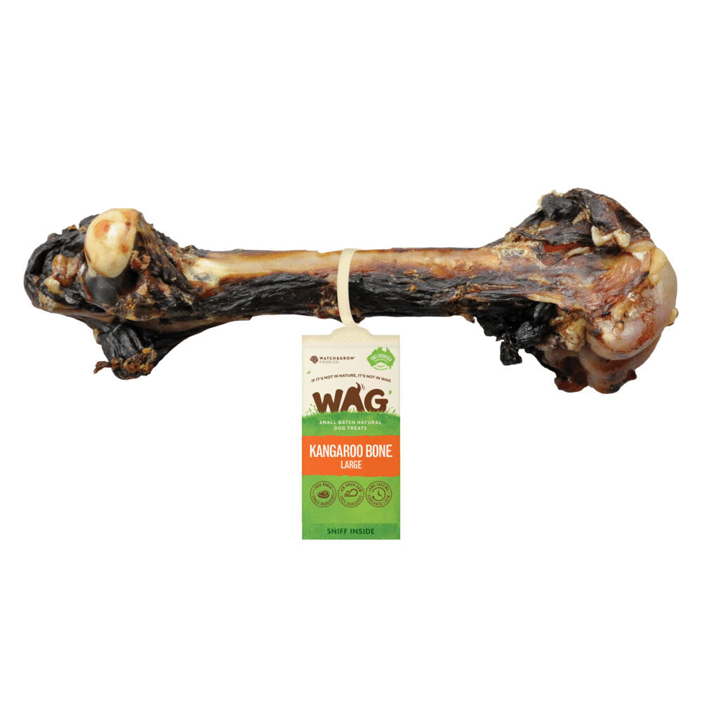 WAG Kangaroo Bone Dog Treats Large