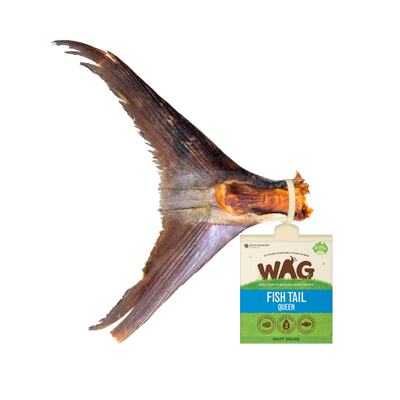 Wag Queen Fish Tail Chew Dog Treats