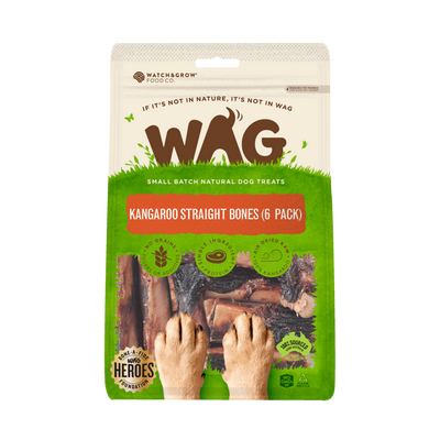 WAG KANGAROO STRAIGHT BONE 100% Kangaroo Femur Bo