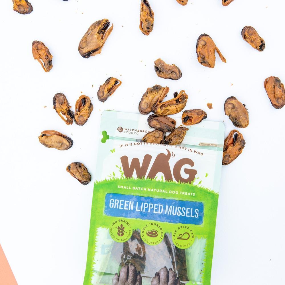 WAG Dog Treats GREEN LIPPED MUSSELSE|50g|200g|