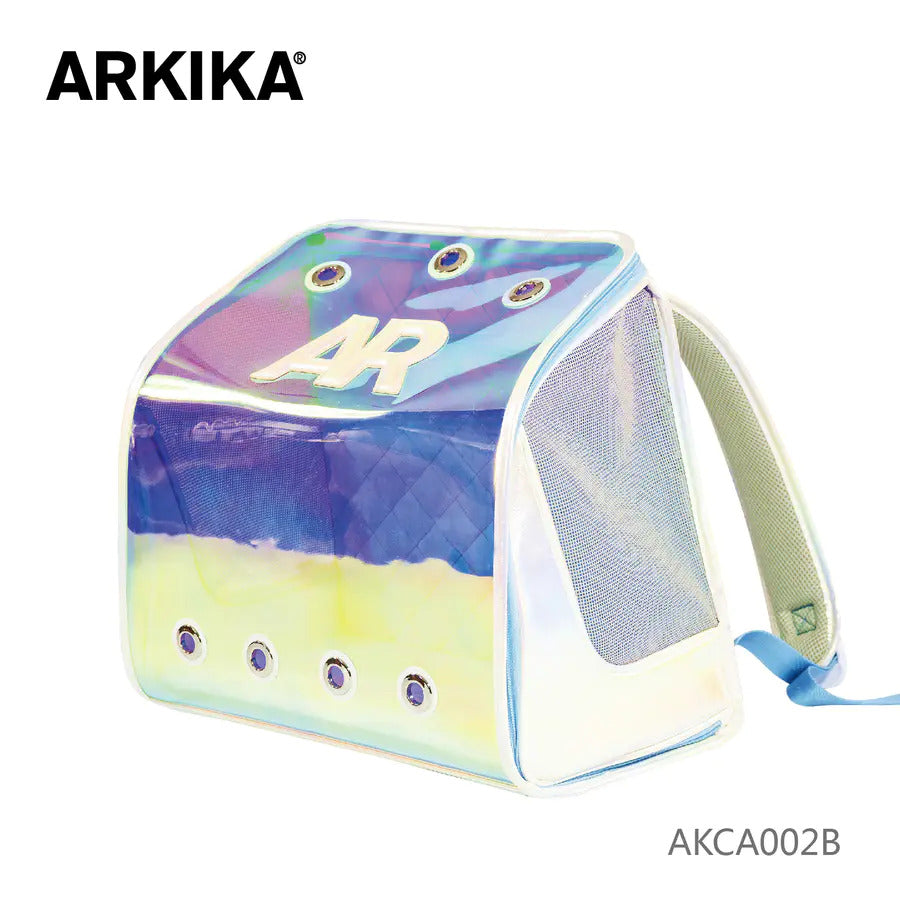 ARKIKA Color-SPARKLING Transparent bag big backpac