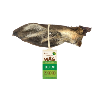 Wag Whole DEER EAR Dog Treat