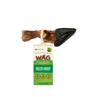 Wag Whole DEER HOOF Dog Treat