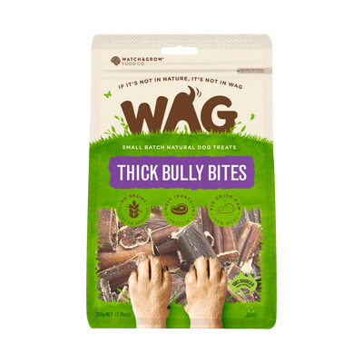 Wag Whole THICK BULLY BITES Dog Treat 750G