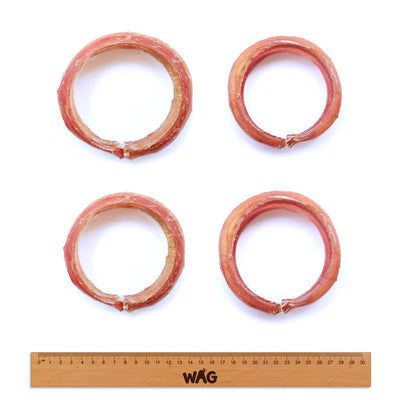 Wag whole BULLY RING Dog Treat 4PACK