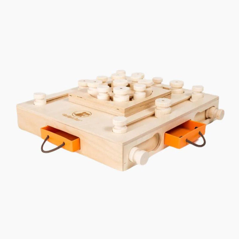 My Intelligent Pets Wooden Foraging Toy - Turtle (