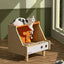 MewooFun Cat Game Box House Bed with Scratching Pa