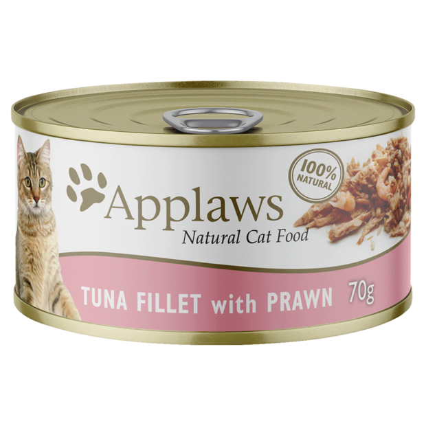 Wet Cat Food Adult Tuna Prawn Tin