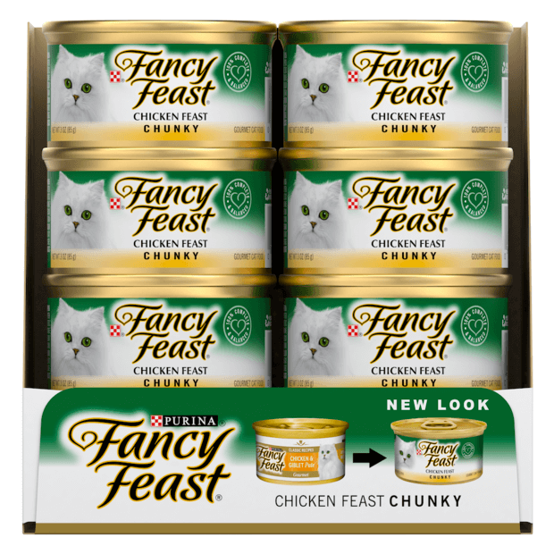 Fancy Fast Fancy Feast Chunky Chicken Wet Cat Food – League of Pets