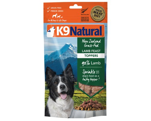 K9 NATURAL LAMB FEAST TOPPER 142G