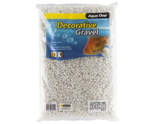 DECORATIVE GRAVEL WHITE 5KG 7MM