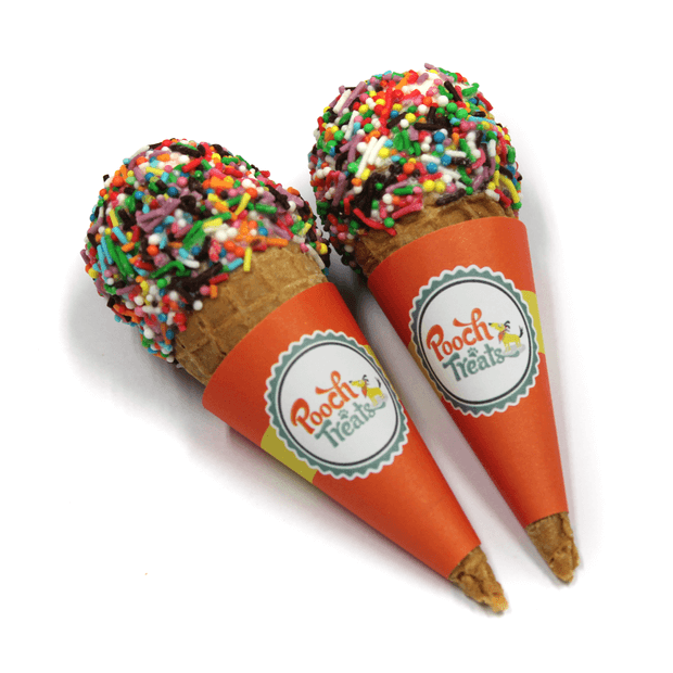 ice cream cones dog treats