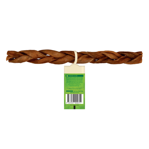 braided collagen stick dog treats