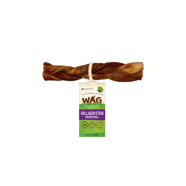 braided collagen stick dog treats