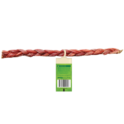 dog treats bully stick braided