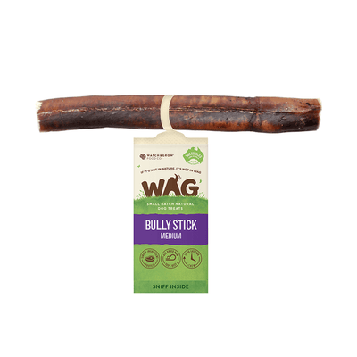 dog treats bully stick medium