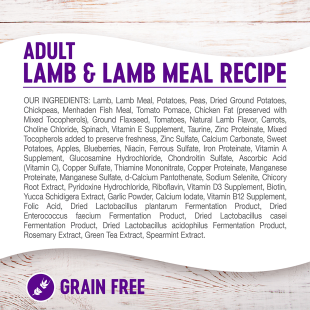 complete health grain free lamb meal adult dry dog food