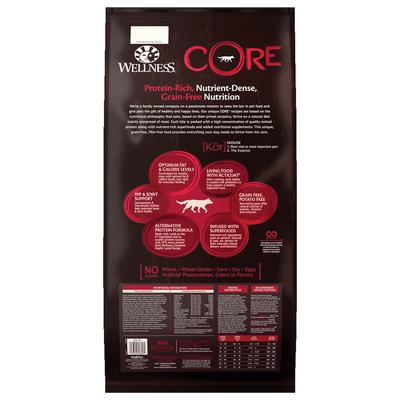 core grain free lamb dry dog food