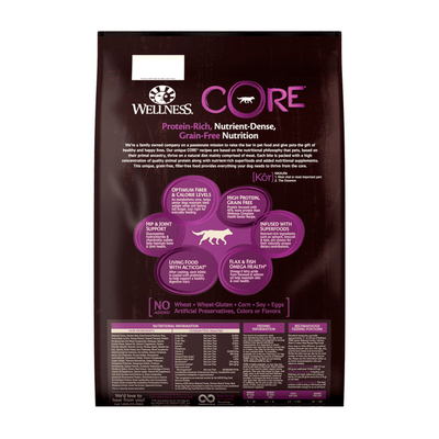 core grain free senior formula deboned chicken and turkey meal dry dog food